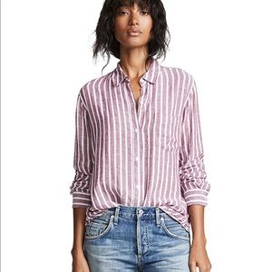 NWT Rails Charli Bordeaux Stripe